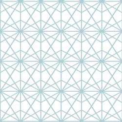 Terrarium in Powder Blue on White