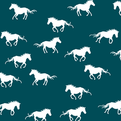 Horse Silhouette in Juniper