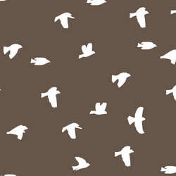 Flock Silhouette in Timber