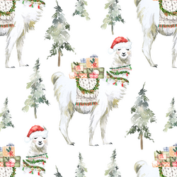 Festive Llama in Cozy