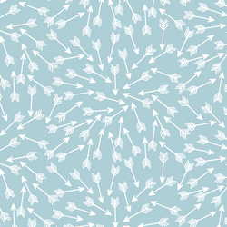 Arrows in Powder Blue