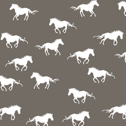 Horse Silhouette in Stone