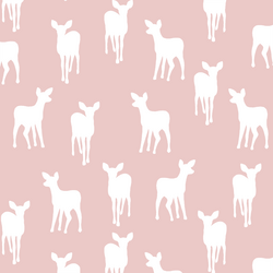 Fawn Silhouette in Blush