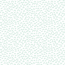 Doodle in Mint on White