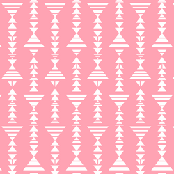 Little Tribal Stripe in Rose Pink