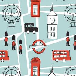 A Day in London in Mist