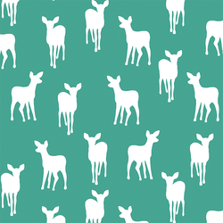 Fawn Silhouette in Jade