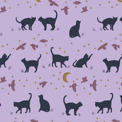 Small Nocturne Alley Cats in Lilac