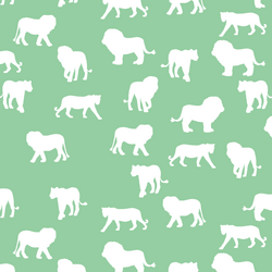 Lion Silhouette in Sprout