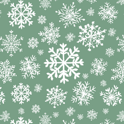Snowy Skies in Soft Pine