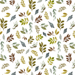 Scattered Leaves in Autumn