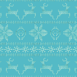 Fair Isle in Blue Winter