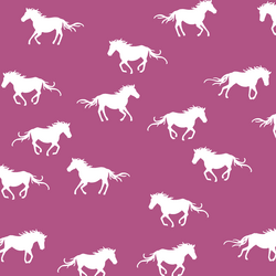 Horse Silhouette in Azalea