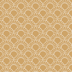Mosaic Sun Tile in Golden Sunshine