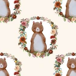 Woodland Bear in Soft Ivory