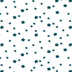 Star Light in Juniper on White