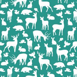 Forest Friends in Jade