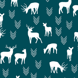 Deer Silhouette in Juniper