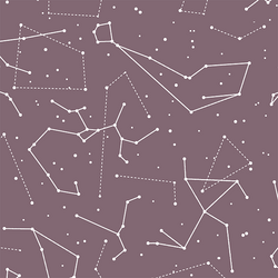 Star Charts in Mulberry