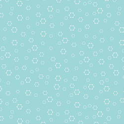 Starry Starry Night in Aqua Sky
