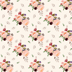 Small Woodland Trail Bouquet in Soft Ivory