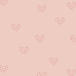 Peppercorn Hearts in Love on Ballet Pink