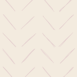 Large Chevron in Mauve Chalk on Egret