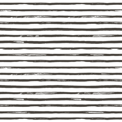 Watercolor Stripes in Ash Brown