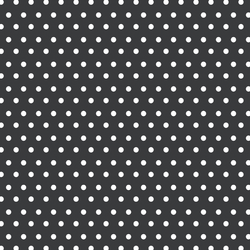 Winter Dot in White on Dark Grey