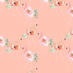 Small Birds of a Feather in Pink Sand