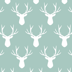 Stag Silhouette in Aspen