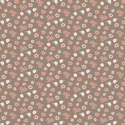 Mini Floral in Hazelnut