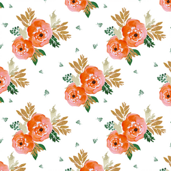 Summer Nosegay in Coral