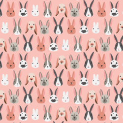 Bunny Party in Bubblegum Pink