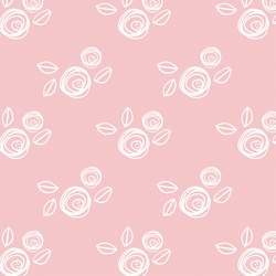 Small Regal Roses in Sweet Pink