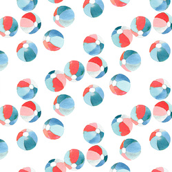 Beach Balls in White