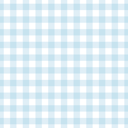 Large Summer Gingham in Summer Sky