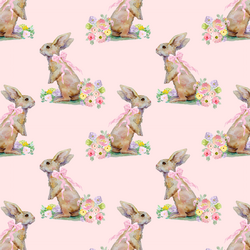 Little Bunny Tales in Pale Pink