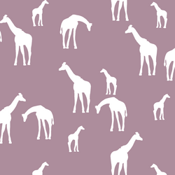 Giraffe Silhouette in Celestial