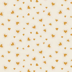 Sun Hearts in Golden Yellow on Egret