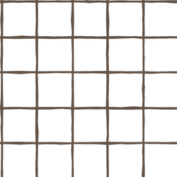 Windowpane in Timber on White