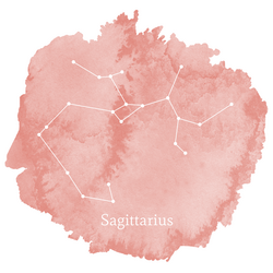 Sagittarius Sign Panel in Tulip