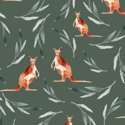 Big Kangaroos in Leaf