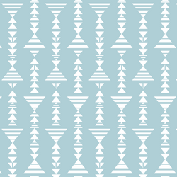 Little Tribal Stripe in Powder Blue