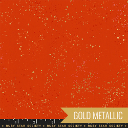 Speckled in Metallic Warm Red