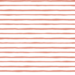 Artisan Stripe in Desert Rose on White