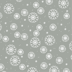 Snowflakes in Sage