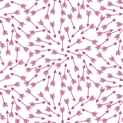 Arrows in Azalea on White
