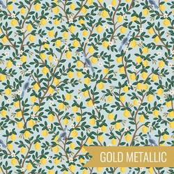 Lemon in Mint Metallic