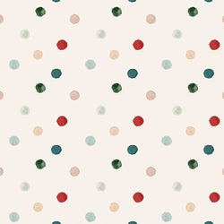Painted Polka Dot in Cream